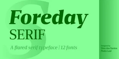 Foreday Serif Font