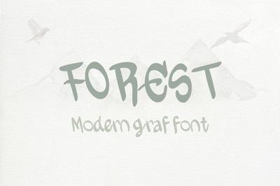 Forest - modern graf font Free Download