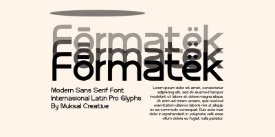 Formatek Font