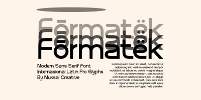 Formatek Font