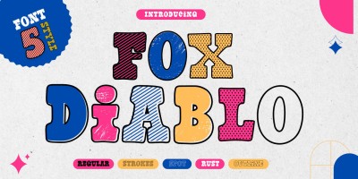 Fox Diablo Rust Font