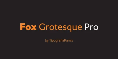 Fox Grotesque Pro Font