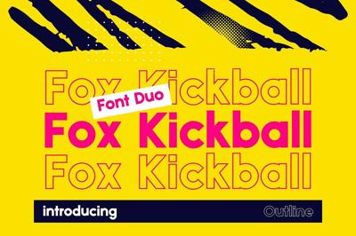 Fox Kickball Font Duo Free Download