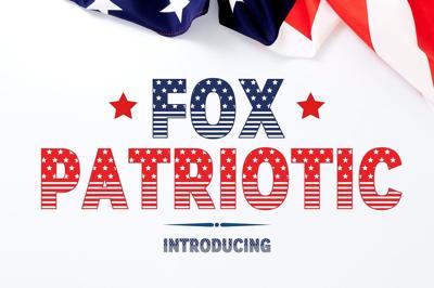 Fox Patriotic font Free Download