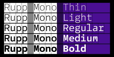 FR Rupp Mono Font