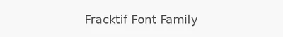 Fracktif Font Family