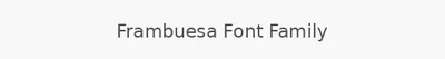 Frambuesa Font Family