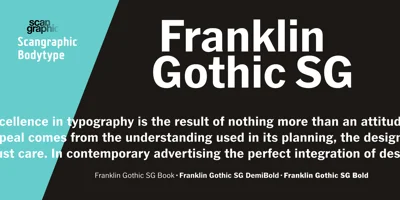 Franklin Gothic SG Font