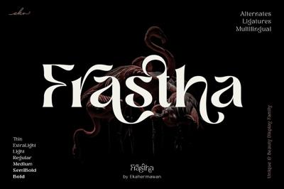 Frastha - Unique Display Serif Font Free Download