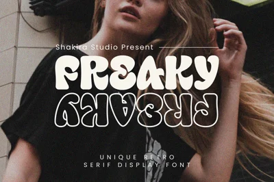 Freaky - Serif Display Font