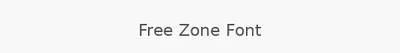 Free Zone Font