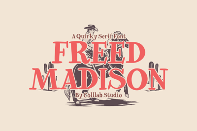 Freed Madison | A Quirky Serif Font Free Download