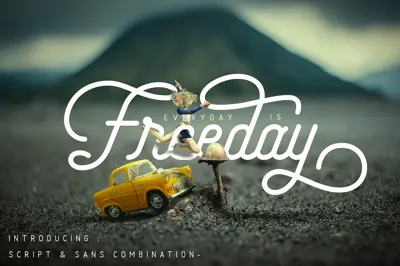 Freeday Script & Sans Font Free Download