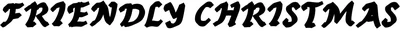 Friendly Christmas Font