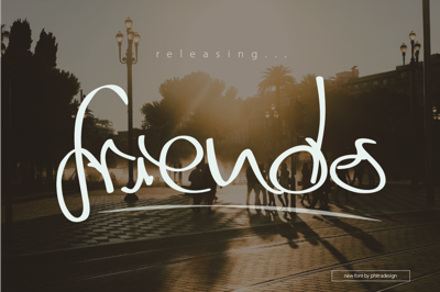 friends font Free Download