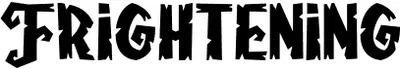 Frightening Font