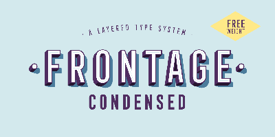 Frontage Condensed Free Download