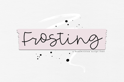 Frosting - Handwritten Script Font Free Download