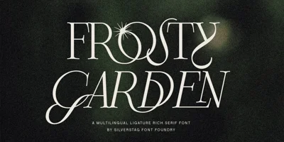 Frosty Garden Font