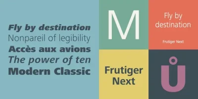 Frutiger Next Paneuropean Free Download