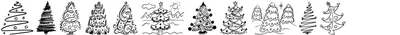 Fun Christmas Trees Font