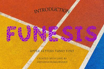 FUNESIS - upper letters font Free Download