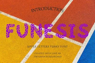 FUNESIS - upper letters font
