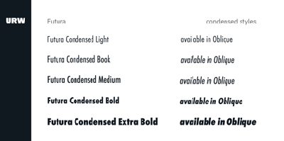 Futura URW Font