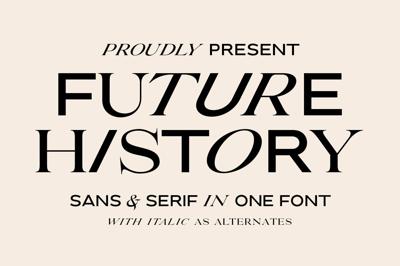 Future History - 2 in 1 Font Free Download