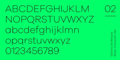 Galano Grotesque Font