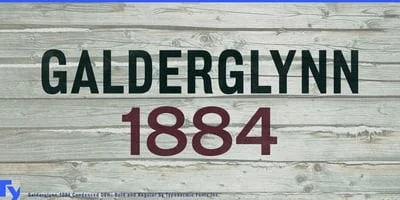Galderglynn 1884 Font