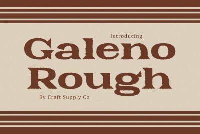 Galeno Rough Font