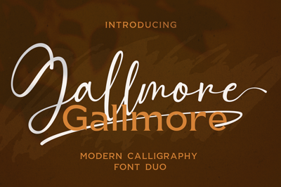 Gallmore // Chic Font Duo Free Download