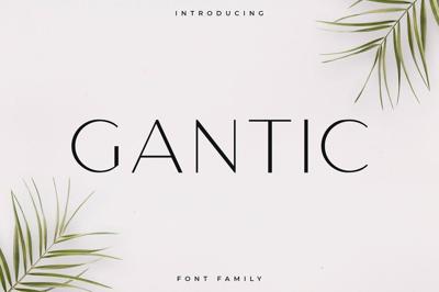 Gantic Font Family - Sans Serif Free Download