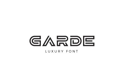 GARDE font