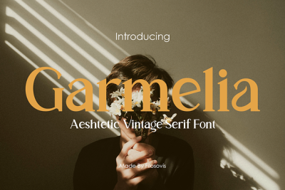 Garmelia | Aeshtetic Vintage Serif Font