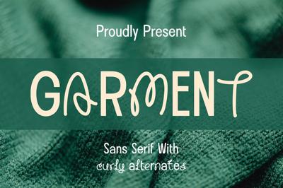 Garment - Sans Serif Font Free Download