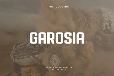 Garosia - Modern Display typeface