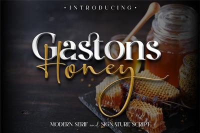 Gaston Honey A New Font Duo Free Download