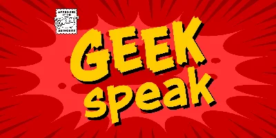 Geek Speak Font