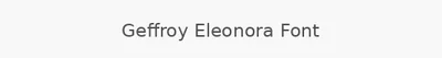 Geffroy Eleonora Font