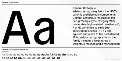 General Grotesque Font