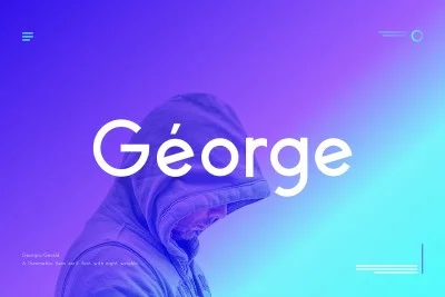 George Sans Geometric Typeface