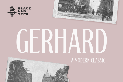 Gerhard- A Modern Classic Font