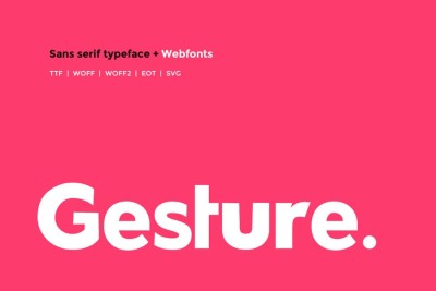 Gesture Font