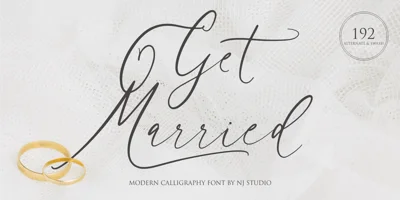 Get Married Font