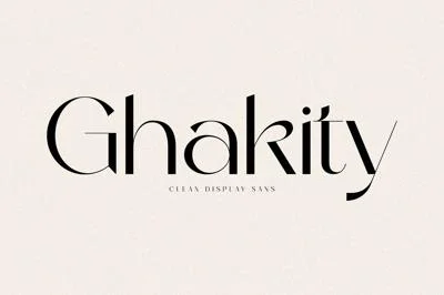 Ghakity Clean Display Sans Font