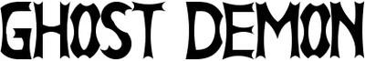 Ghost Demon Font