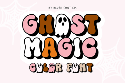 GHOST MAGIC Color Font Halloween Free Download