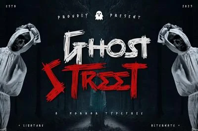 Ghost Street - A Horror Typeface
